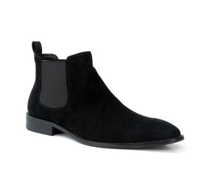 Hume Black Suede